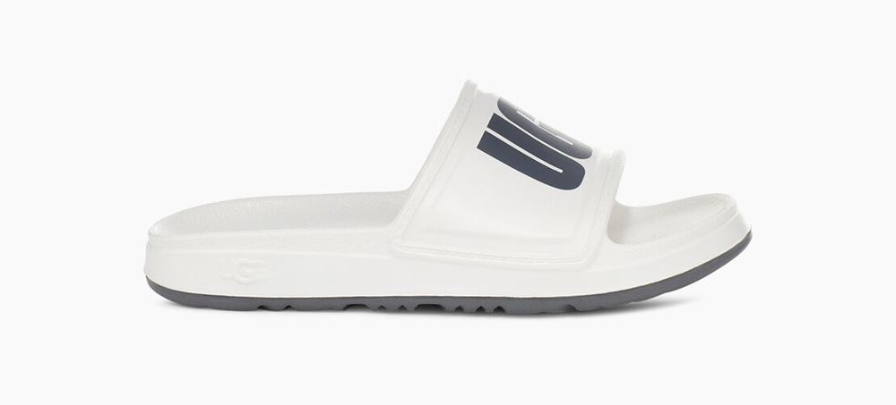 Ugg Wilcox - Womens Slides - White - NZ (9680QYPCF)